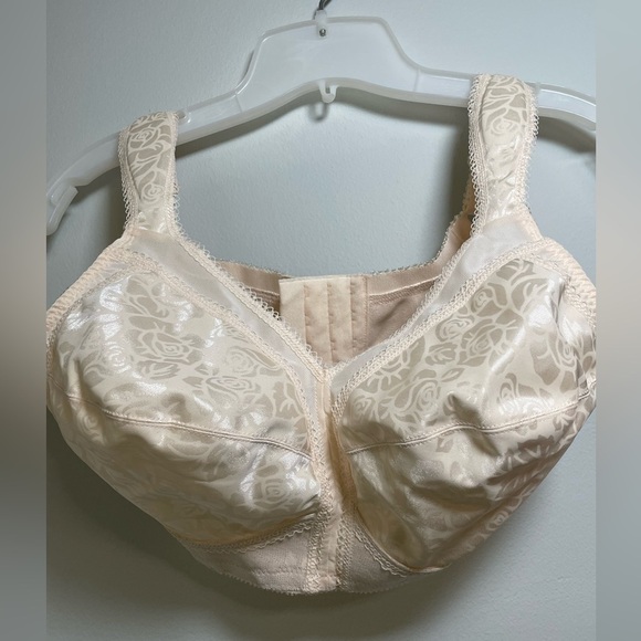 Playtex Womens 18 Hour Bra 36DD Original Comfort Strap Wire-Free #4693 Natural - Picture 6 of 15